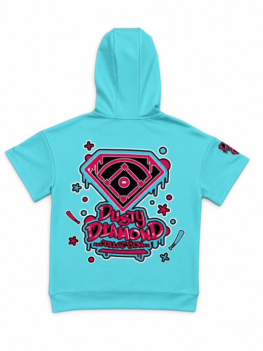 Mint Graffiti Hoodie