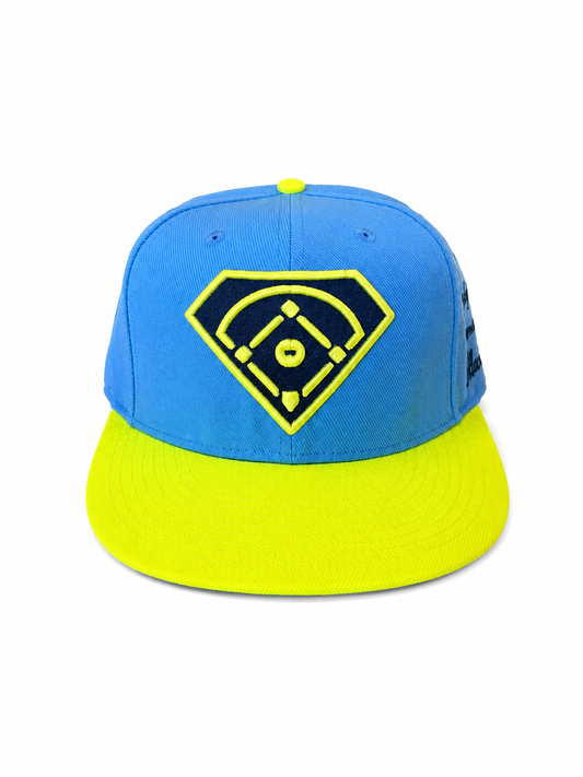 DDC Baby Blue & Neon Hat